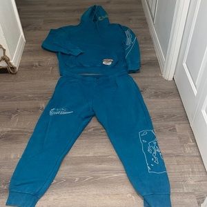 Nike Mens Jogging Lounge Sweatshirt Sweatsuit Set Hoodie Pants XL